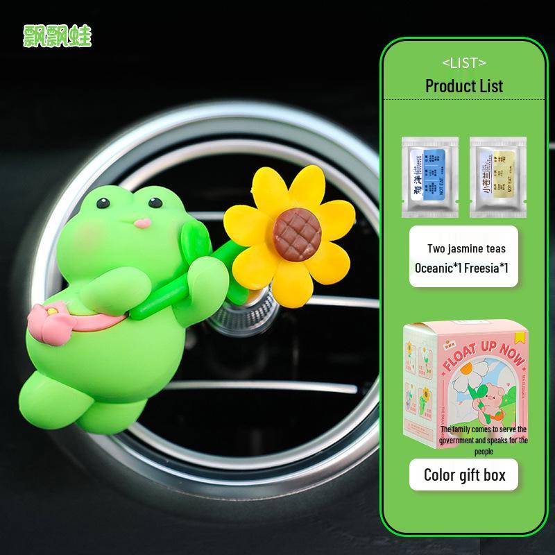 Cartoon Pinwheel Aromatherapy Vent Clip: Small Animal Car Air Freshener.