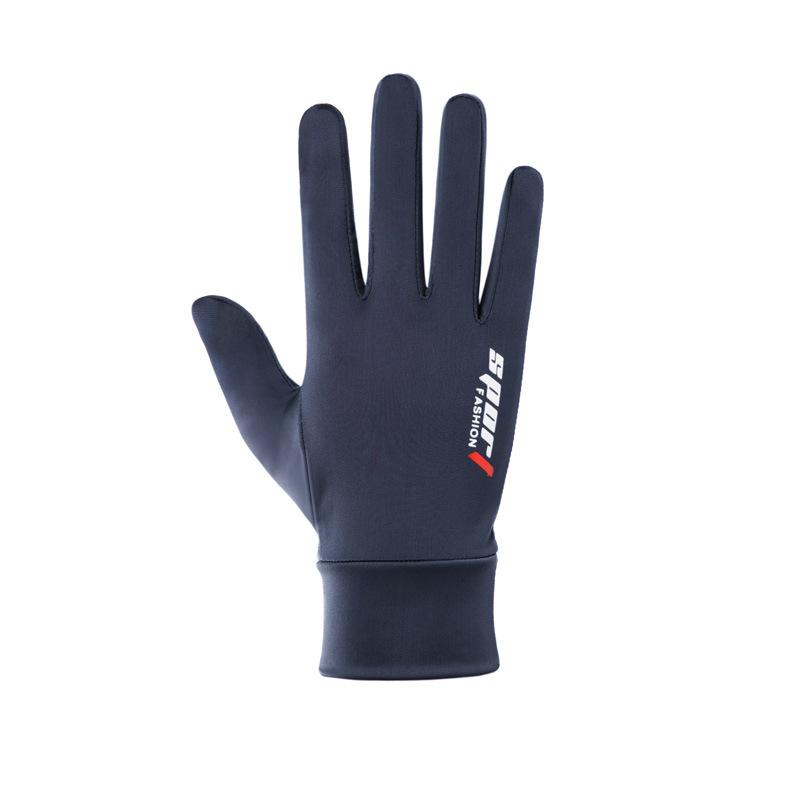 

Весенне-летние перчатки без пальцев из ледяного шелка One Size