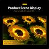Solar Powered Sunflower Light Outdoor Waterproof LED Ground Insert Lawn Lamp For Garden Lawn Courtyard Decoration