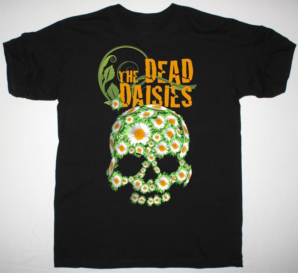 

THE DEAD DAISIES ЛОГОТИП Футболка Черный Хлопок Все Размеры от S до 4XL Унисекс Футболка XL