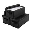 Visible Window Stackable CD Case with Handles CD Holder Premium CD Storage Box  Audio Collection