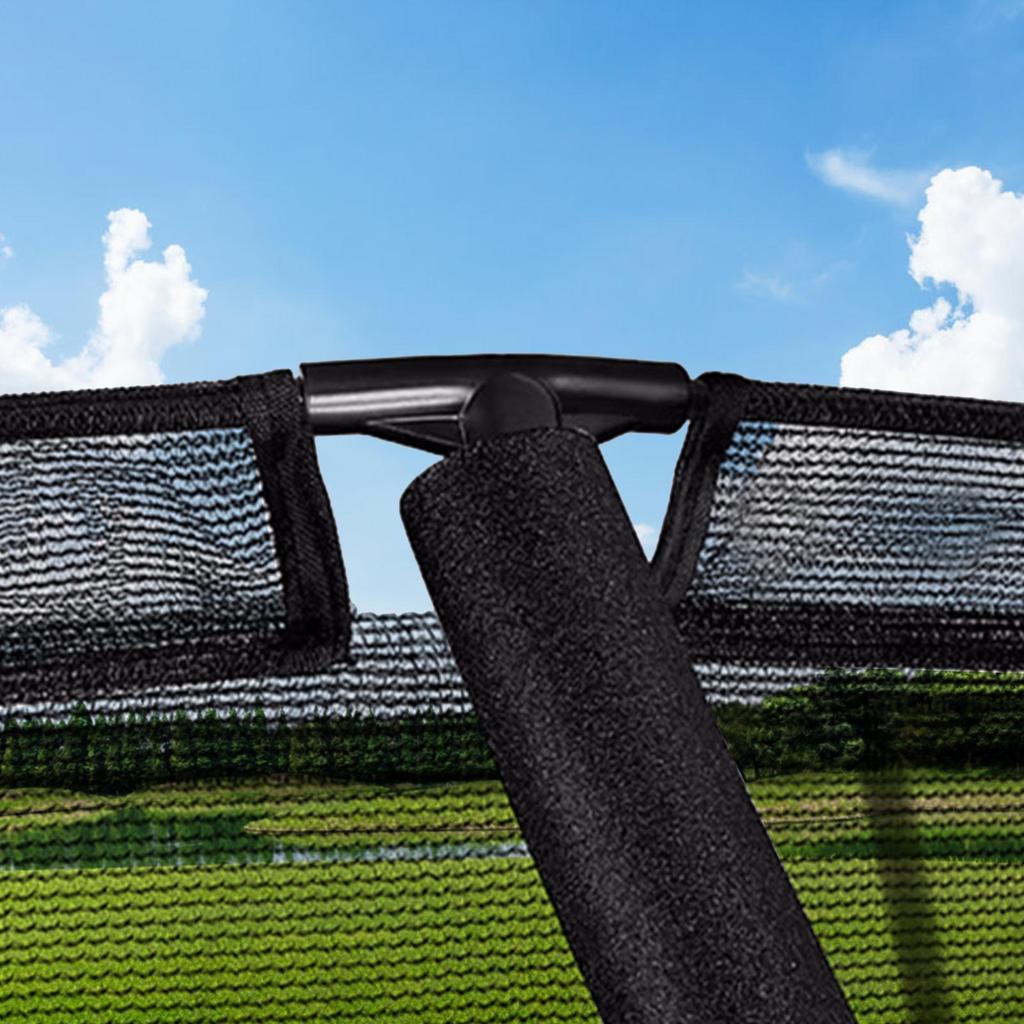 6 Stück Trampolin Teile Trampolin Sicherheitsnetz Ersatzrohr Schnellverbindungsstangenkappen Trampolinstangenkappen Dehnungsfittings