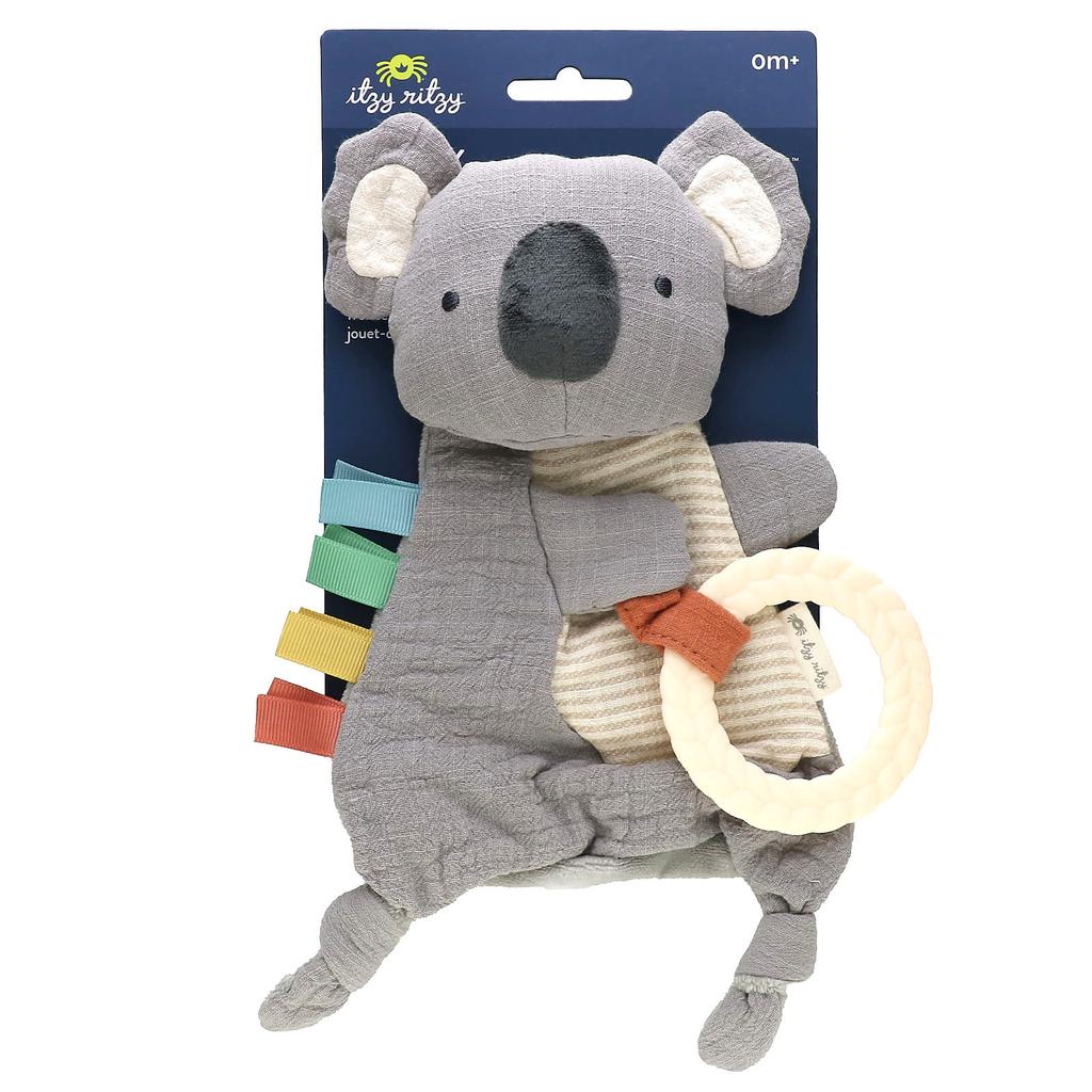 itzy ritzy Bitzy Crinkle, Sensory Crinkle Toy with Tidar, Ages 0+, Koala, 1 Piece