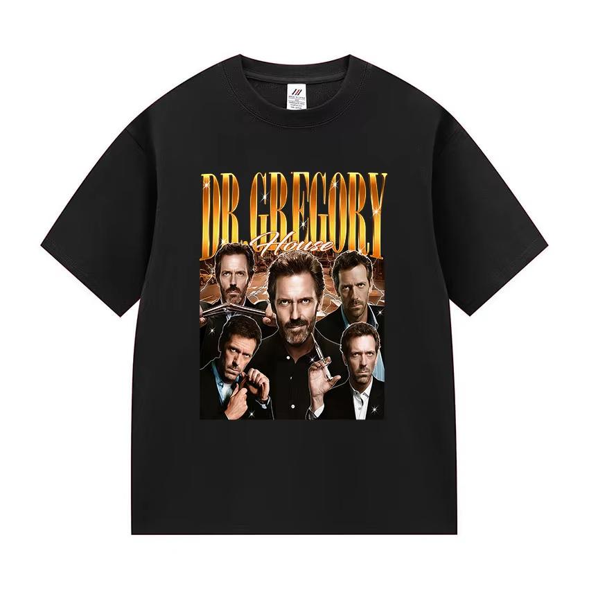 

Classic Dr Gregory House MD Funny Graphic T Shirt Women Vintage High Quality Cotton T-shirts Loose Clothing Short Sleeve T-sh... S разноцветный