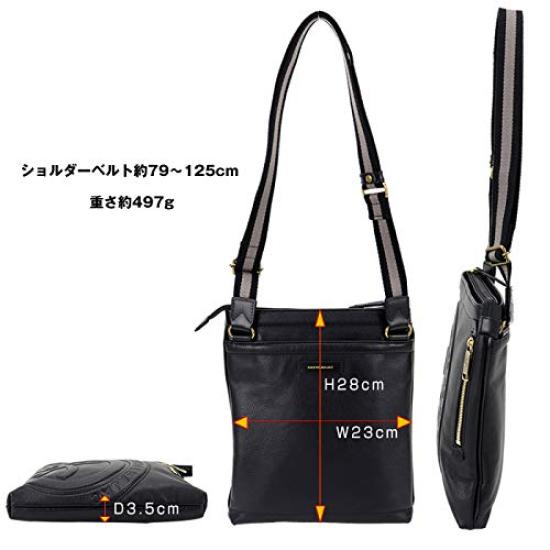 Castelbajac CASTEL-85101 CASTEL-085101 Rondo Shoulder Bag (1. Black (01) black)