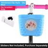 Cartoon Patten Bicycle Storage Plastic Student Front Basket  Bike Accessories