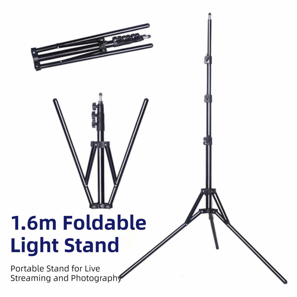 Portable Metal Camera Tripod Adjustable Tripod Light Stands Light Stand Film Studio