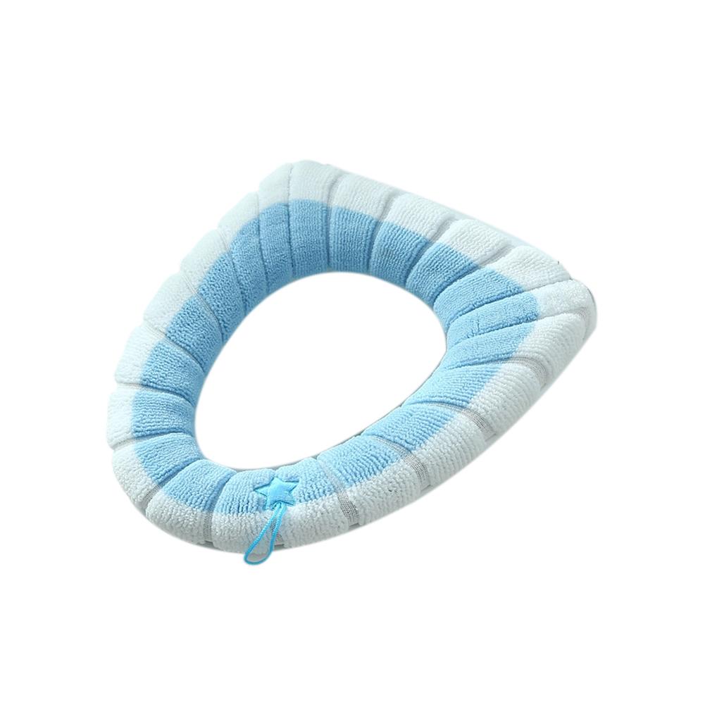 Soft Polyester Toilet Seat Cover Toilet Seat Pad Warm Seating