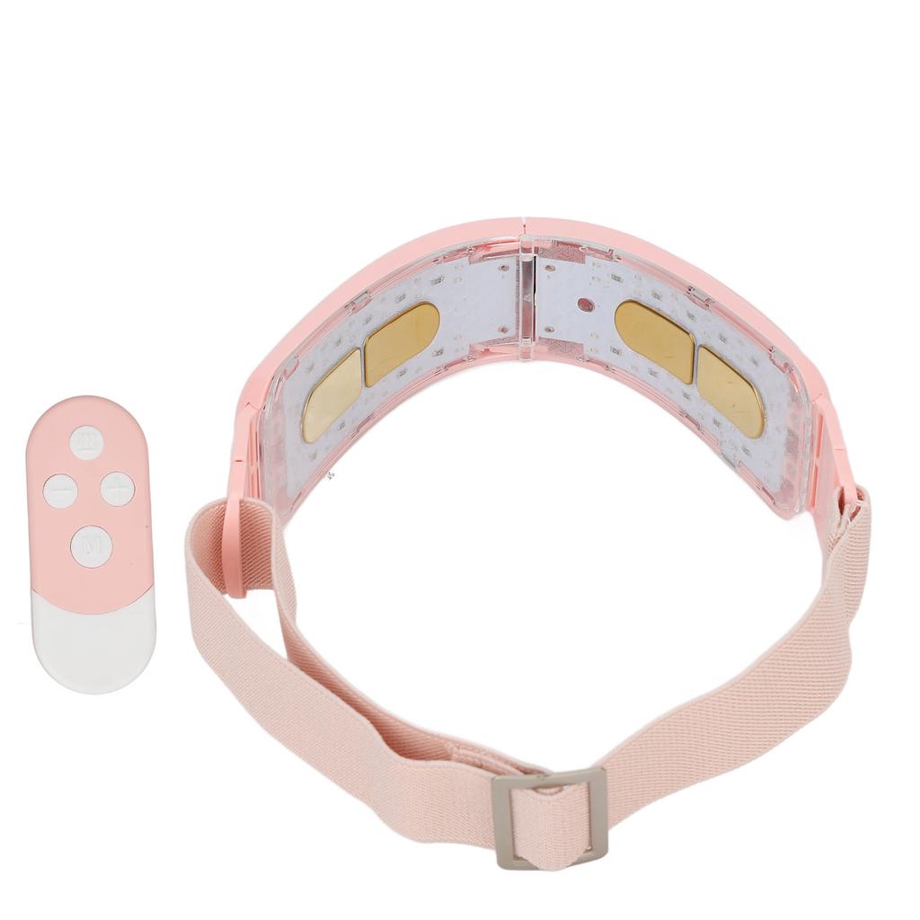 V Face Firming Belt Remote Control Repair Skin Microcurrent Reduce Wrinkles Pore 12 Gears Pink Face