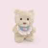 Cute Soft Bear Cub Plush Toy Bib Top Hat Bear Doll Girl Valentine's Day Gift Children's Doll