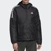 Adidas Essentials Outdoor Casual Sports Hooded Warm Cotton Jacket Winter Women Jacket Black GH4598