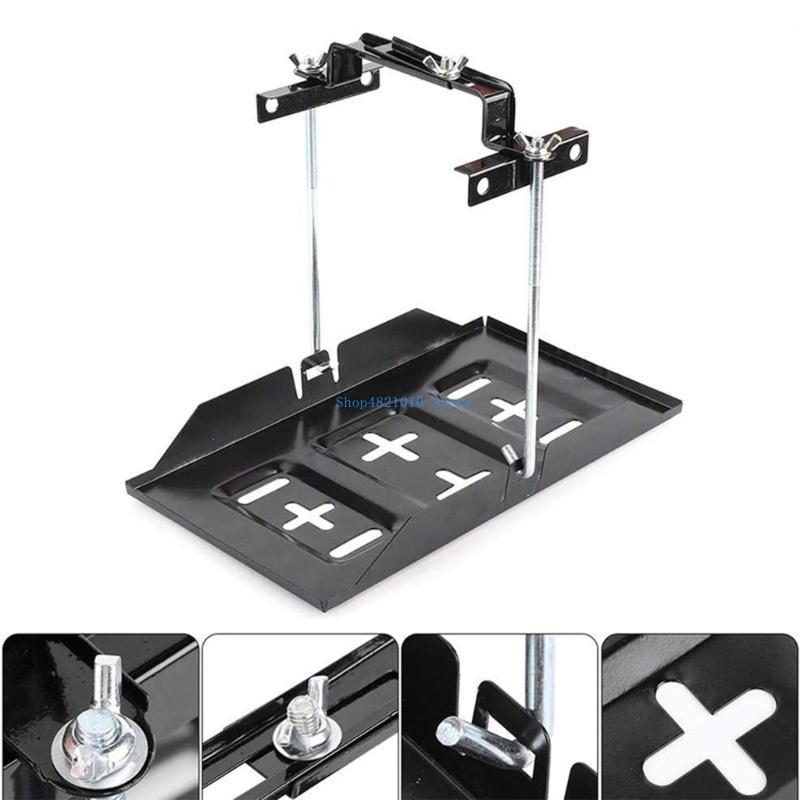 T3LF Adjustable Battery Hold Down, BatteryCrossbar with J Bolt Battery Tie Down Holder Battery Hold Down Fit for SUV Car