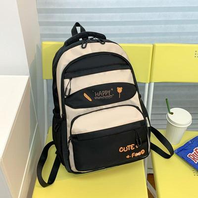 High-Capacity Waterproof Backpack for Elementary Girls - Korean Style