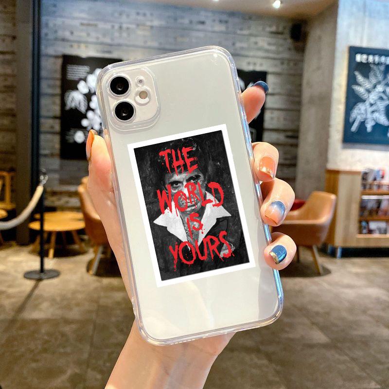 Scarface 1983 Film Al Pacino Movie Phone Case for IPhone 14 11 12 13 Mini Pro XS MAX 8 7 6S Plus X SE 2020 XR Transaprent Fundas