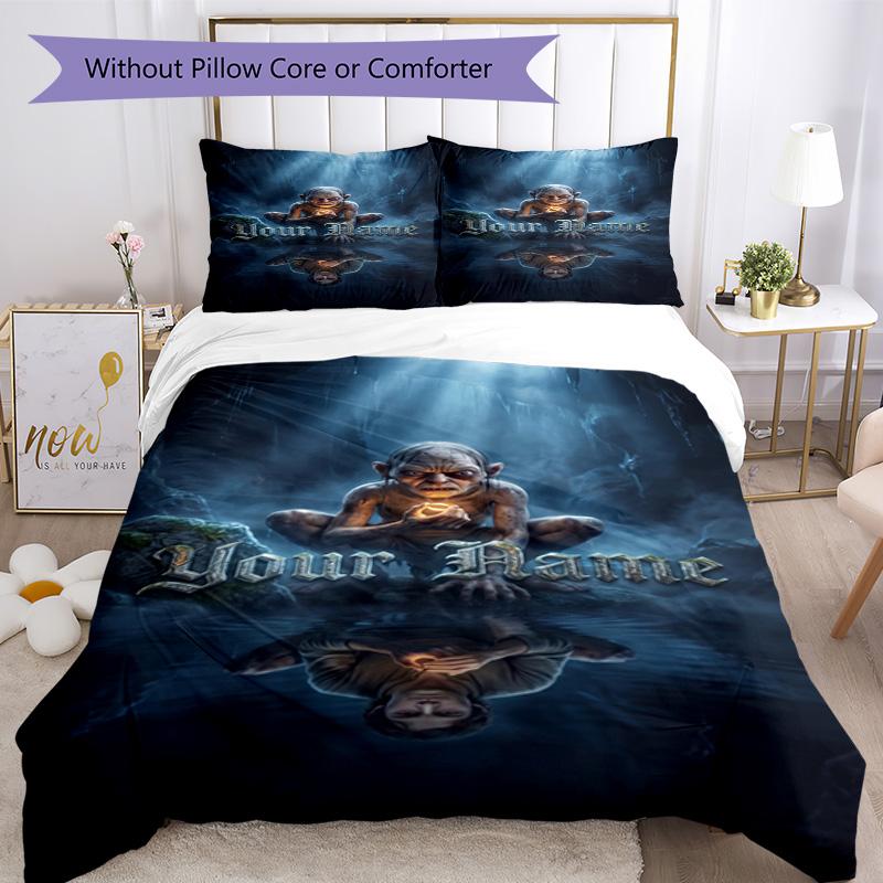 Lord Rings Customized Name Duvet Cover Set Suitable for Decorate room Breathable Duvet Cover Bedroom Decor
