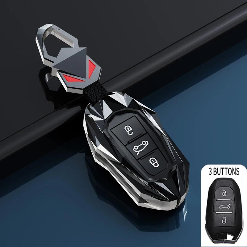 Hot Interior Mouldings Car Remote Key Case Cover Shell For Peugeot 308 408 508 2008 3008 4008 5008 Citroen C4 C4L C6 C3-XR Picas