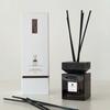 100ml/200ml Sqaure Aromatherapy Bottles Reed Diffuser Refill Accessaries Empty Glass Bottles Rattan Sticks and Wooden Caps