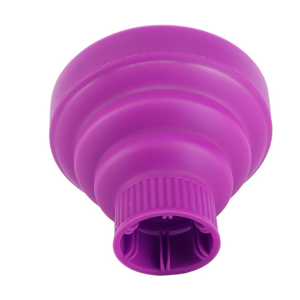 Silicone Material Hair Dryer Diffuser Collapsible Diffuser Attachment  For Curly Hair