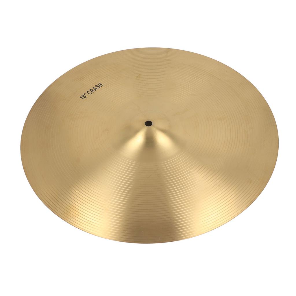 Crash Cymbal Crisp Sound Brass Jazz Drum Cymbal for Professional Music Enthusiasts 18 Inch