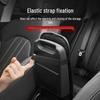 Rhombus Thin Style Car Armrest Pad with Side Pockets, Universal Fit, Four Seasons Use.