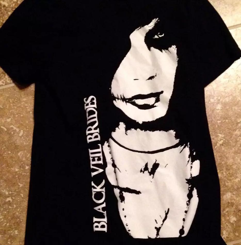 Black Veil Brides Men T-shirt Black Cotton Tee All Sizes XL