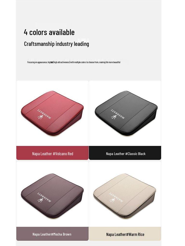 Maserati Sitzkissen: Kompatibel mit den Automodellen President, Ghibli, Levante und Grecale