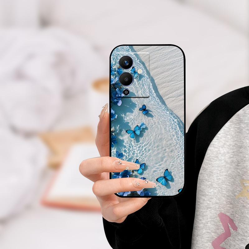 Für infinix NOTE 12 PRO 5G Hülle X671B TPU Wolf Katze Silikon Stoßfänger Abdeckung für Infinix Note 12 Pro 5G Handyhülle Note12 Pro 5G