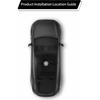 Rear Center Console Organizer for New Model Y Juniper Trash Can with Anti-Slip Lid Cover Backseat Storage Box 2nd Row Seat Organizer Bin for Model Y