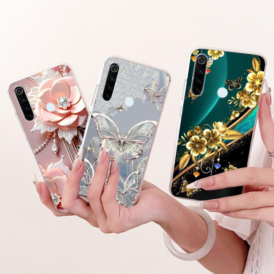 Pour Xiaomi Redmi Note 8 Note8 T Coque Nouvelle Housse Peinte de Luxe Coque de Téléphone Souple Fine Pour Xiaomi Redmi Note 8 Pro Note8 2021 Fundas