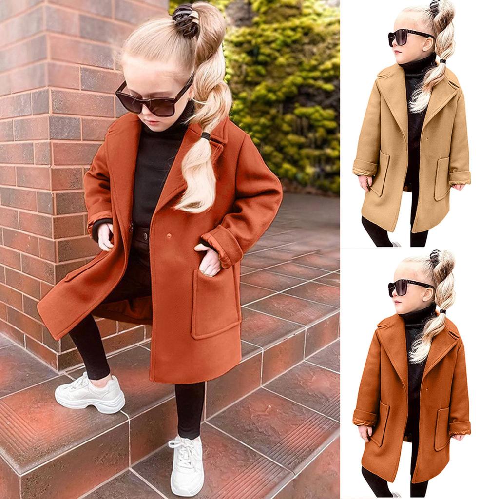 thumbnail image 2 of Kids Girls Christmas Overcoat - Winter Windproof Thicken Fleece Coat For Toddlers 2 of 11