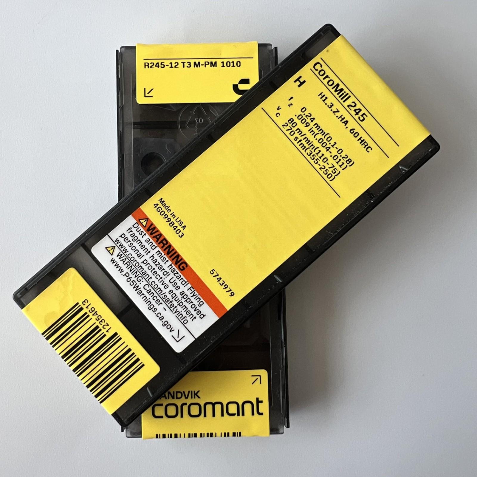 

Sandvik / R245-12T3M-PM 1010 / Оригинальная шведская твердосплавная пластина 10 шт.