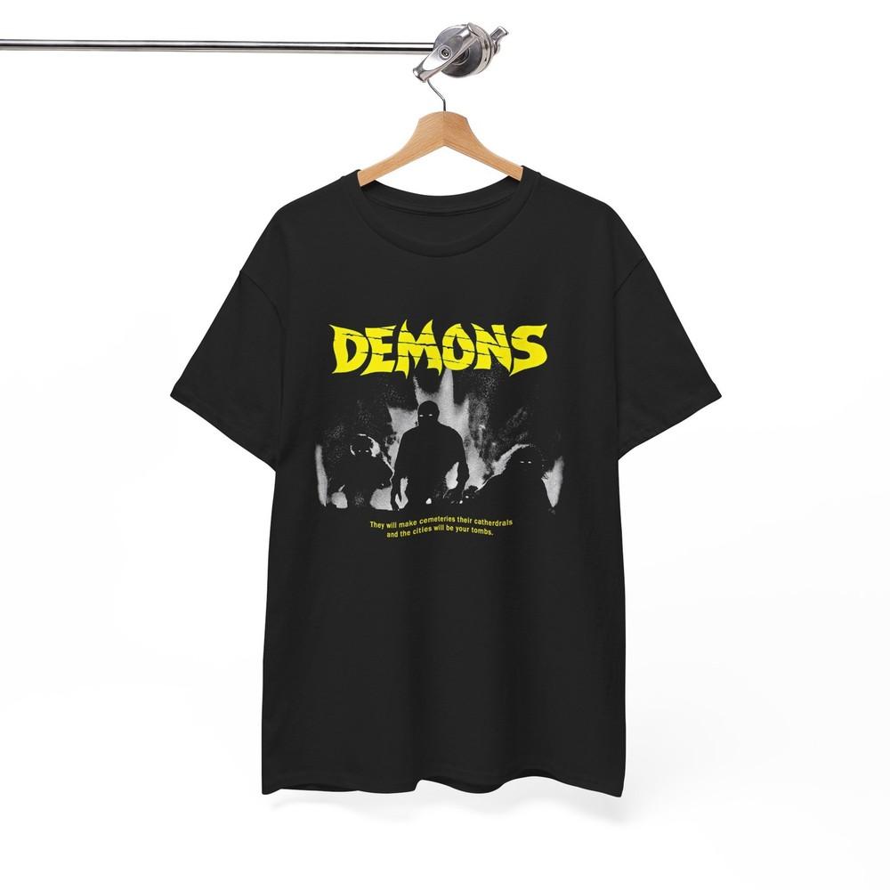 

Demons 1985 TShirt 80s Horror Shirt Dario Argento Lamberto Bava Unisex tee Unisex T-Shirt S