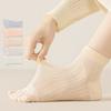 5 Finger Boat Sox Women Toe Socks Fashion Breathable Summer Ladies Girl Ultrathin Invisible Cotton Five-Finger Sock