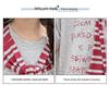 Girls' Korean Style Summer Striped Shawl T-shirt & Denim Shorts Set for Big Kids
