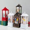 Festive LED Santa Lantern - Creative Night Light Gift