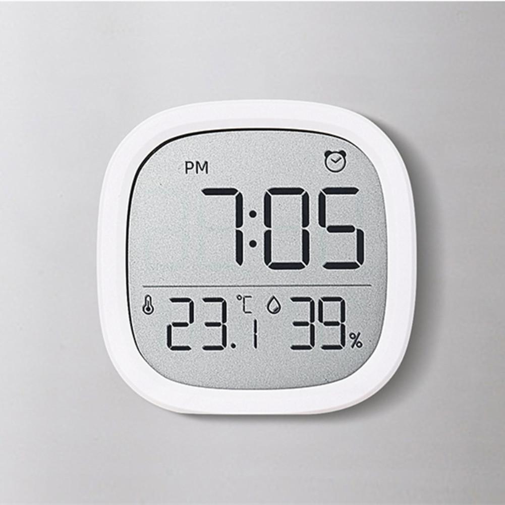 Digital Alarm Clock, Temperature Humidity Monitor Alarm Clock With LCD Display Screen, Magnetic Suction Alarm Clocks For Bedroom