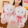 Pink Rabbit Bunny Plushies Doll Long Ear Stuffed Animals Plush Toy Holland Lop Plush Toy  Birthday