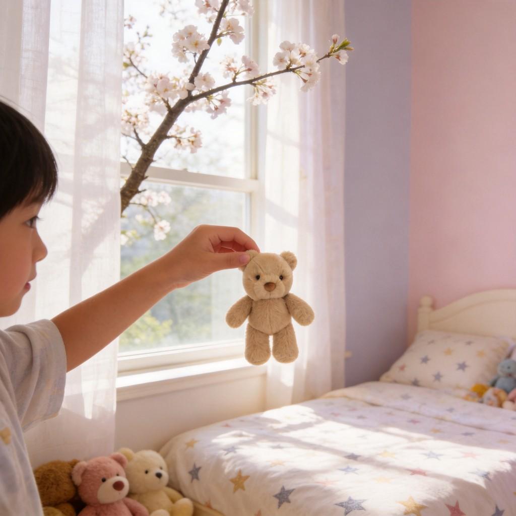 Mini Bear Plush Toy With Fiber Cotton Filling For Kid Gift And Holiday Decor