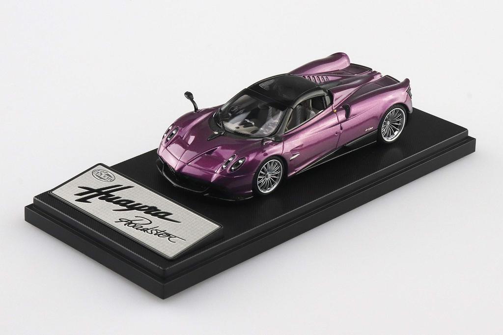 Aoshima Bunka Kyozai Skynet Zamini Car Pagani Huayra Roadster Purple Finished Product 1/43