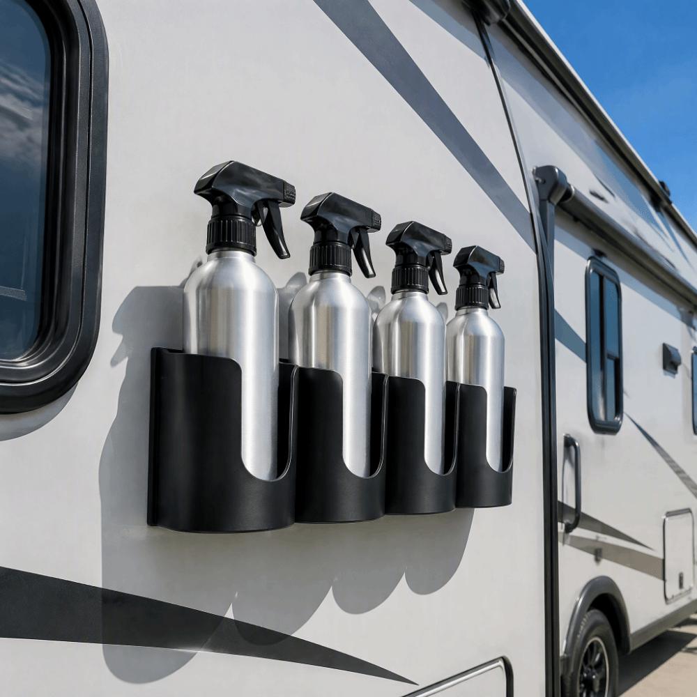 Wall Mounted Spray Can Holder 4 Slots Aerosol Can Holder Paint Can Holder for Garage