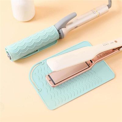 Silicone Heat Resistant Mat For Hair Styling Tools  Pad For Curling Lrons And Straighteners  Portable Styling Heat Mat