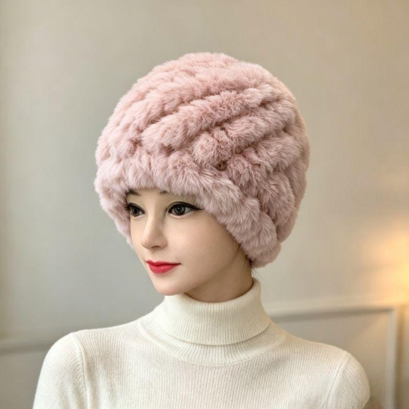 Autumn/winter Thickened Faux Fur Women's Hat - Cold Weather Protection