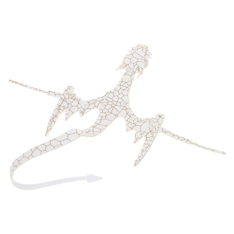 Adjustable Length Handchain PU Leather Dragon Bracelet Cosplay Cuff Arm Band for Fantasy Enthusiasts Unique Accessory