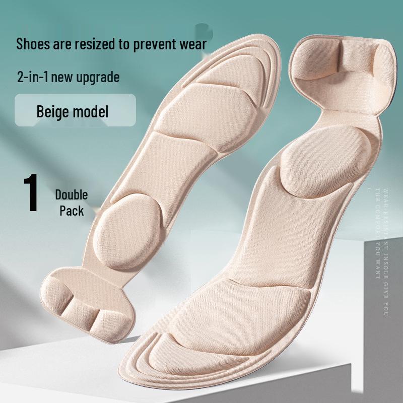 Adjustable Sweat-Absorbent Loafer Insoles: Anti-Blister, Breathable, One-Size Fits All Shoe Size Reducer