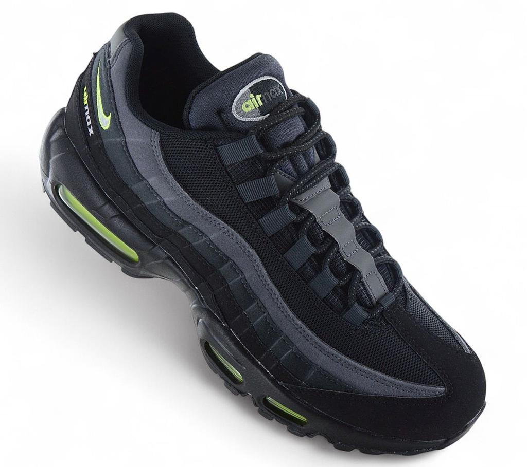 Nike Air Max 95 - Retro Logo - Herre Sneakers Sko Svart CV1635-002 ORIGINAL