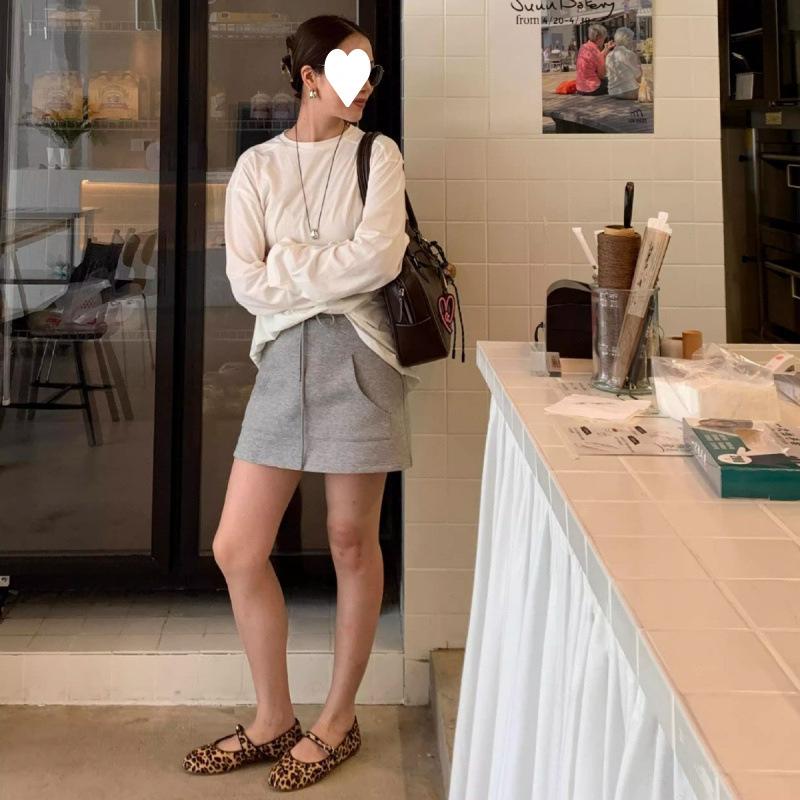 Spot~ 2025 autumn new retro ballet shallow mouth one-word buckle flat bottom leopard print single shoes genuine leather Mary Jane