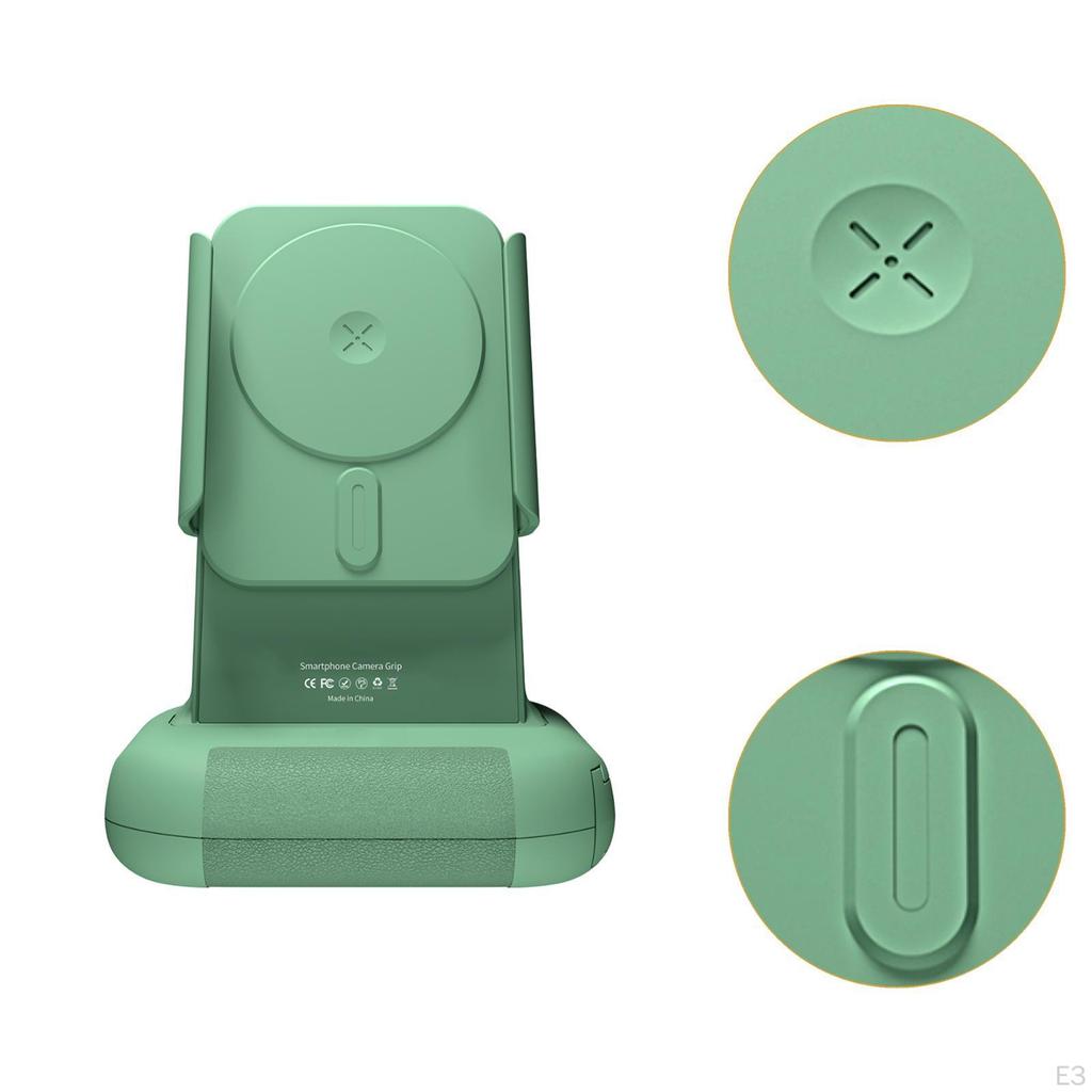 Phone Camera Grip Handle Nonslip Cellphone for Home Outdoor Vlog Black