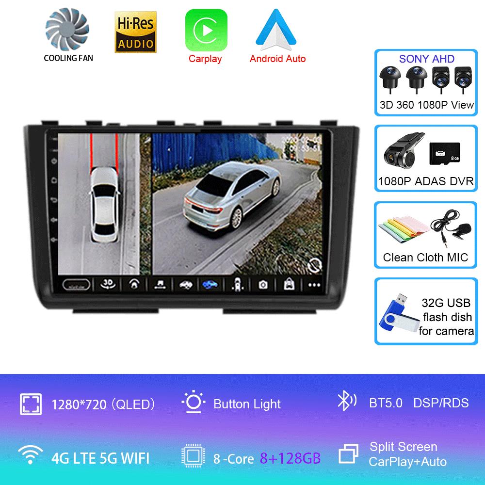 Car Radio Android 14 Carplay For Hyundai Creta 2 IX25 2020 2021 Multimedia Video Player Navigation GPS Stereo Head Unit No 2din