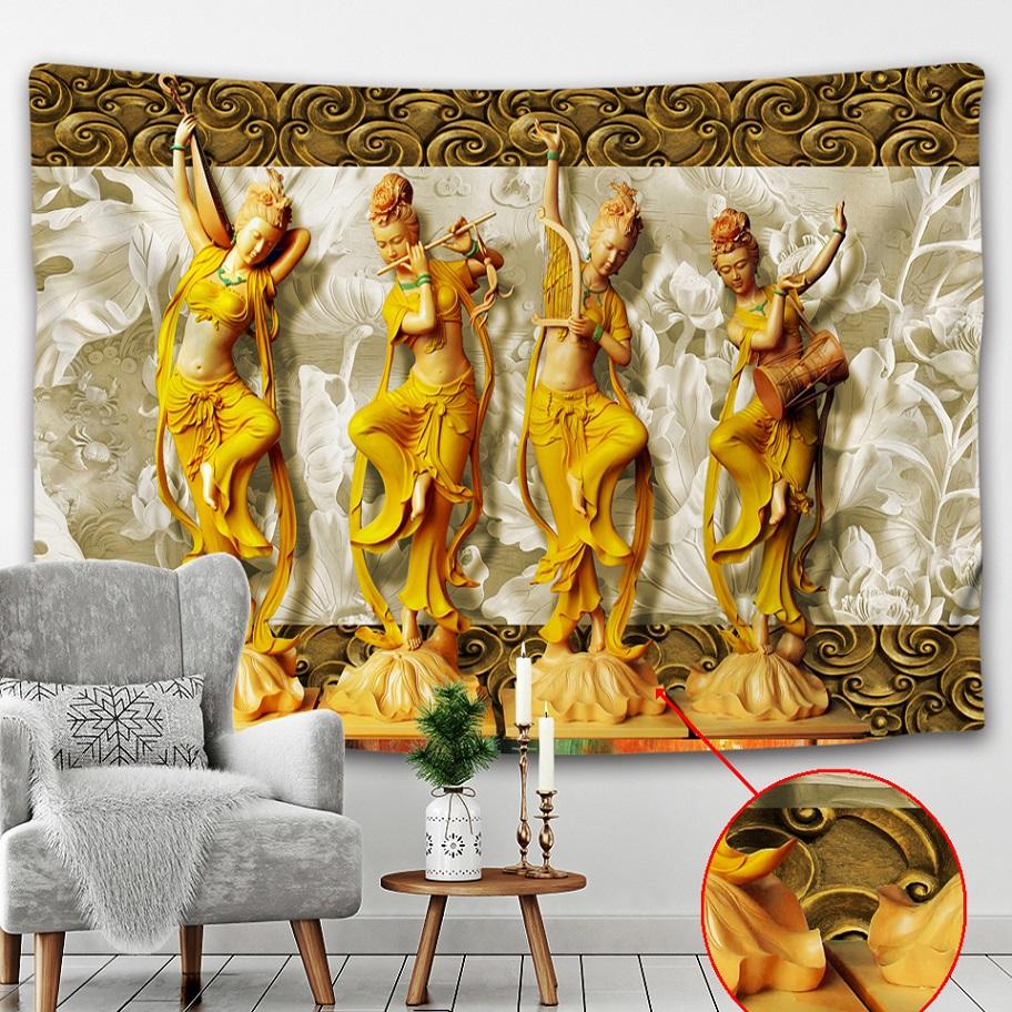 Indian Buddha Meditation Chakra Tapestry Mandala Wall Tapestry Wall Covering Yoga Wall Hippie Witchcraft Home Decor