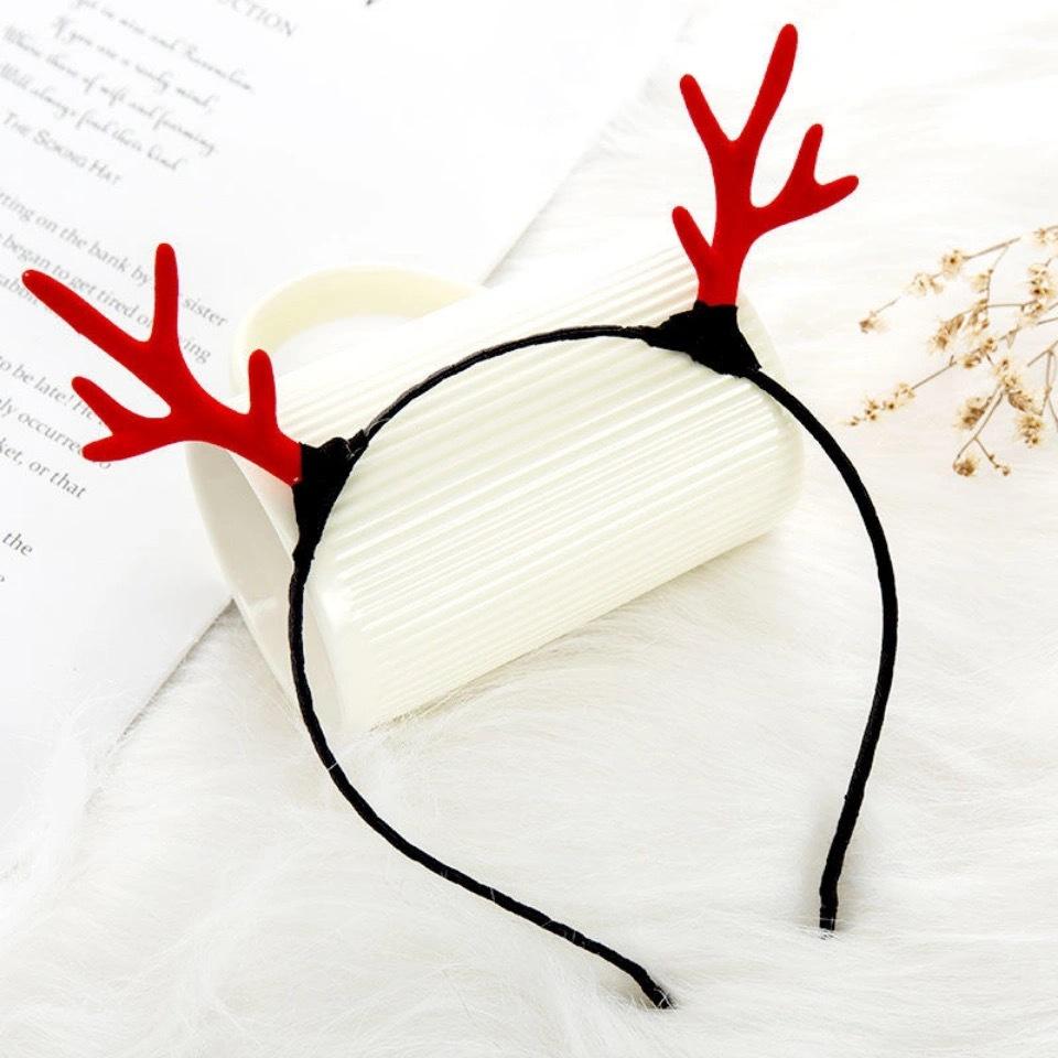 Barrette Serre-tête Bois de Faon Style Mori - Accessoire de Cheveux de Noël Mignon d'Inspiration Féerique pour Femmes